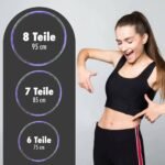 Premium Hula Hoop Reifen 1.0 von FitOne / Kalorienkiller / 8-teilig / patentiertes Wellendesign / hochwertiges PP-Material / stabiler Schaumstoff / Fitnesswaffe – Bild 7