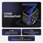 Top Performance Smartwatch mit Gesundheitstracking / IP67 Wasserdichtigkeit / 7 Tage Akkulaufzeit / 100 Sportmodi – Bild 4