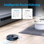 Saugroboter 6 Pro mit Absaugstation / 3.5L Staubbehälter / 250 Minuten Laufzeit / 4000PA / Intelligente Routenführung mit Lidar – Bild 7